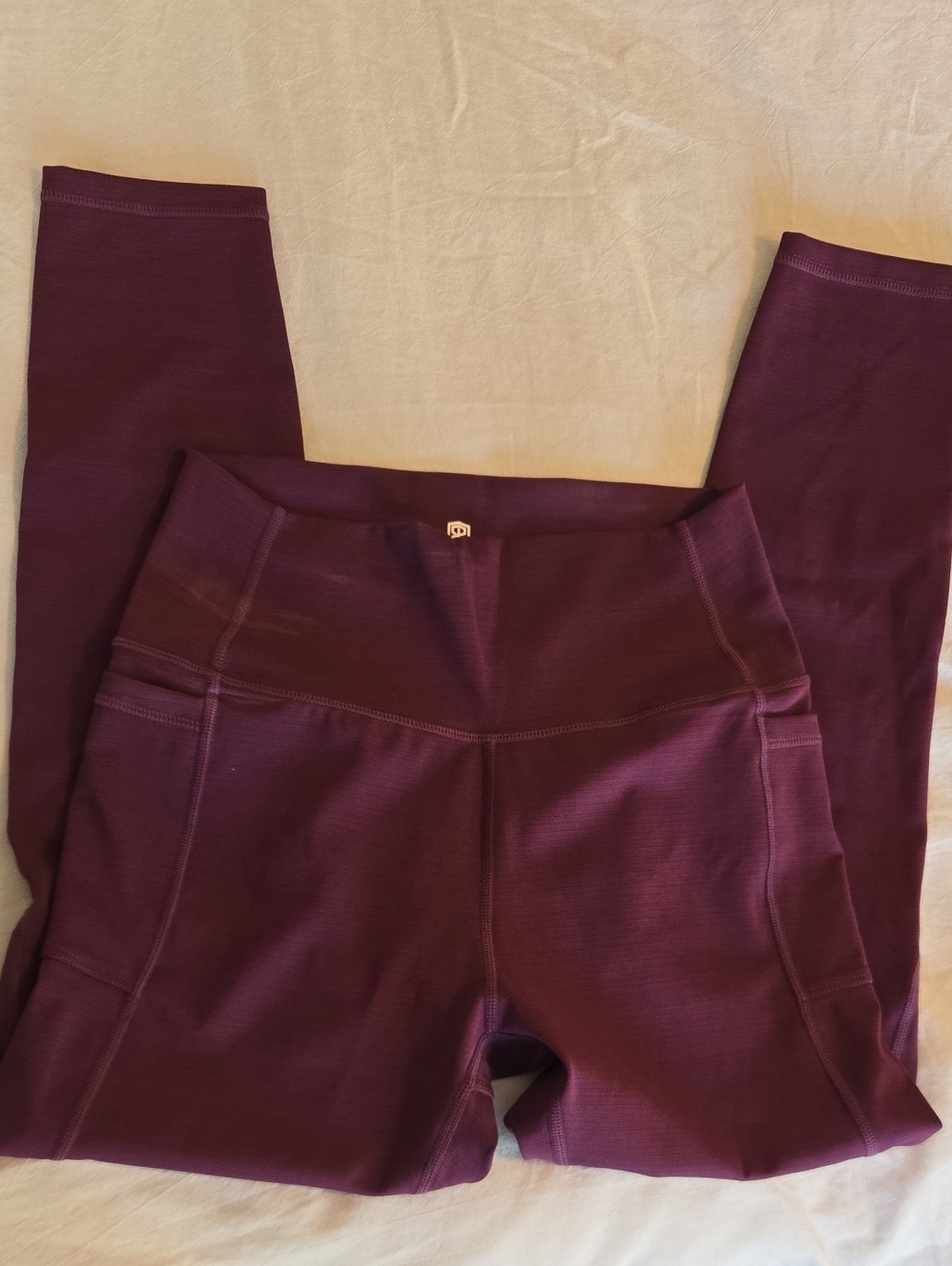 Born Primitive Plum High-Waist Workout Leggings